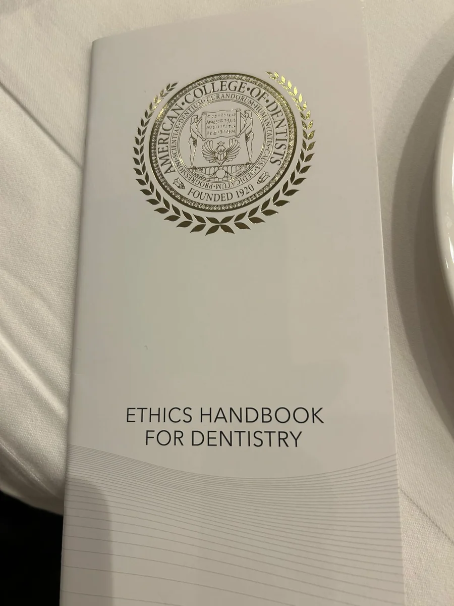 American College of Dentists Ethics Handbook for Dentistry