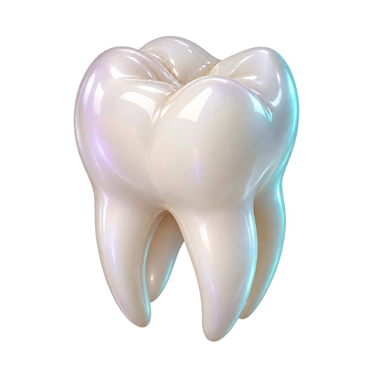 Purple tooth illustration from the supplied design