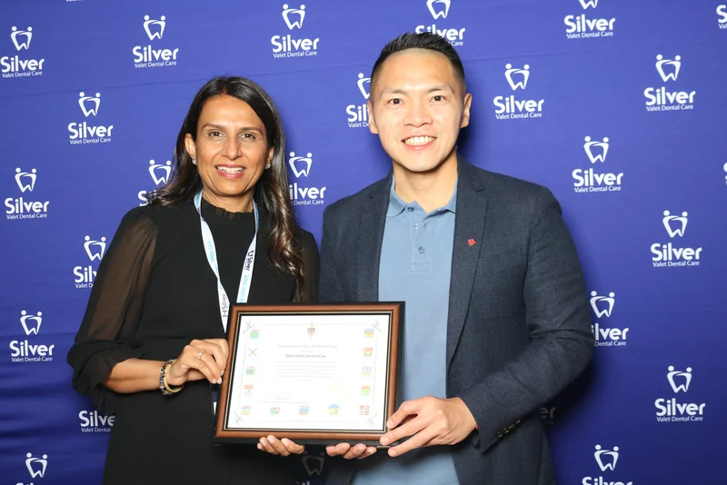 Certificate presentation at Silver Valet’s 15th anniversary celebration